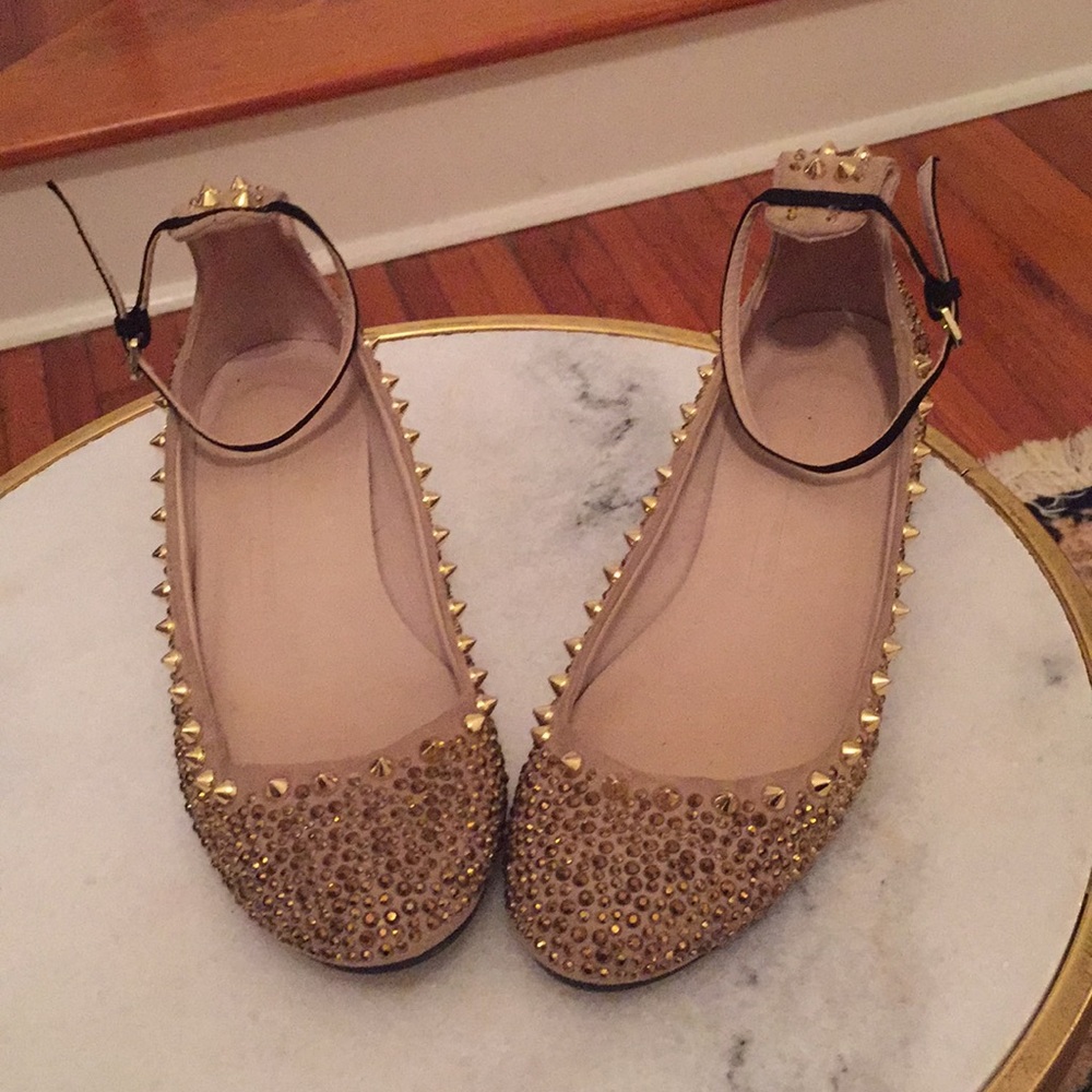 Zara Woman studded block heel